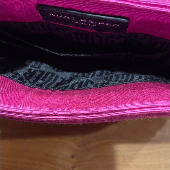 Kurt Geiger Kensington Fuchsia Pink Mini Bag Purse Head With Rhinestones - Picture 10 of 10